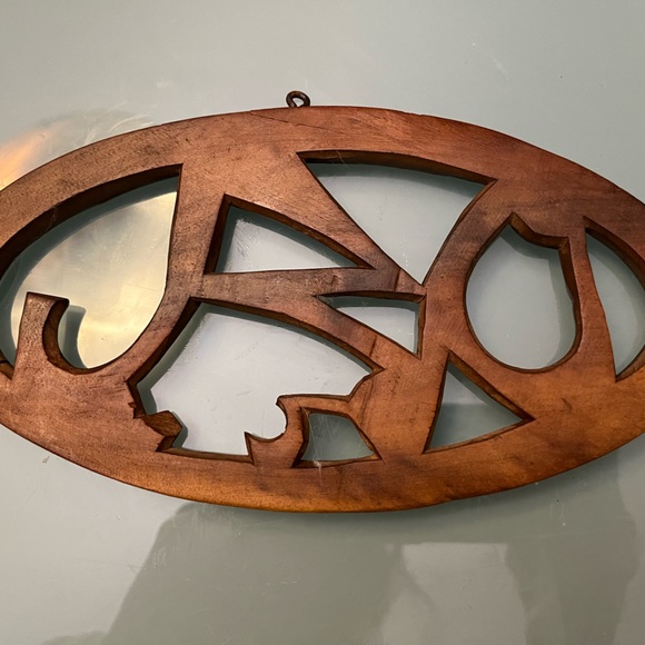 Collectible Islamic Muslim Ya Mohammad walnut Wall Hanging Gift favor Home decor - Picture 4 of 6